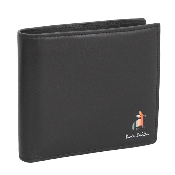 Paul Smith ポールスミス 財布 二つ折り 口金付 ブラック ラビット Paul Smith ポールスミス 財布 メンズ 2つ折り 折財布