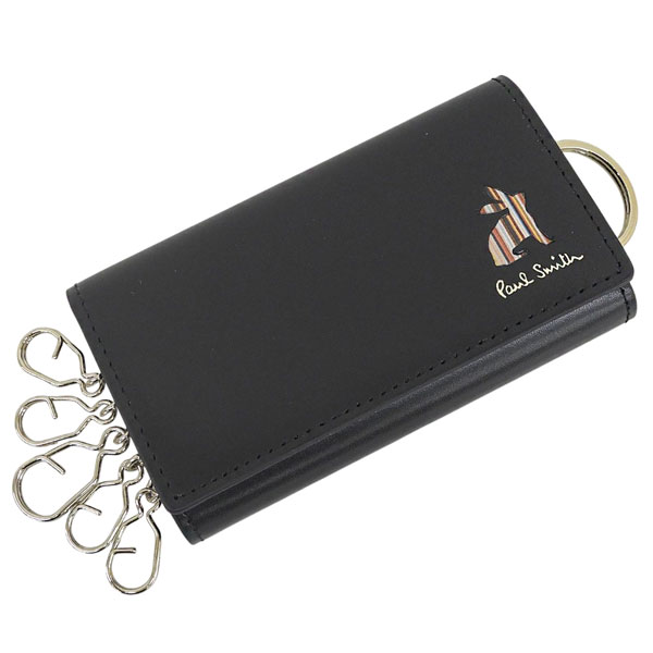 �|�[���X�~�X �L�[�P�[�X 5�A �����Y �A�E�g���b�g ���U�[ �u���b�N PSQ163 10 Paul Smith