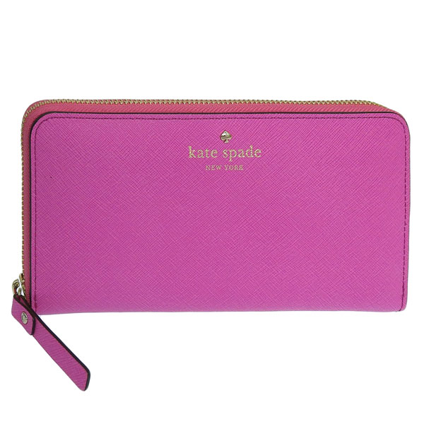 ケイトスペード 財布 レディース 長財布 アウトレット レザー ピンク CEDAR STREET LACEY PWRU3898-670 KATE SPADE