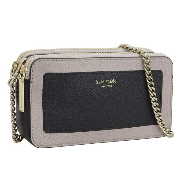 【訳あり特価】ケイトスペードニューヨーク kate spade new york ケイトスペード KATE SPADE ショルダーウォレット チェーン pwru7132 （ブラック）