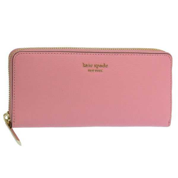 ケイトスペード 財布 レディース 長財布 アウトレット レザー ピンク SLIM CONTINENTAL WALLET PWRU7245-662 KATE SPADE