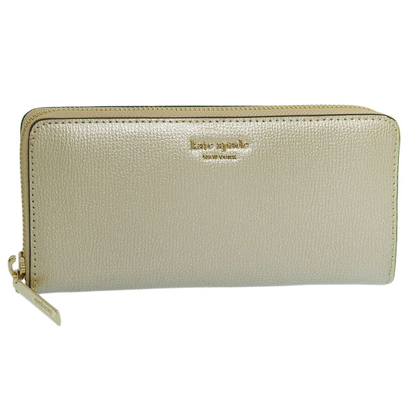 ケイトスペード 財布 レディース 長財布 アウトレット ゴールド SLIM CONTINENTAL WALLET PWRU7245-712 KATE SPADE