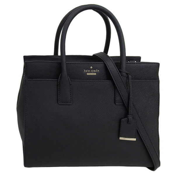 ケイトスペード バッグ レディース 2WAY ショルダーバッグ ハンドバッグ アウトレット レザー ブラック CAMERON STREET CANDACE SATCHEL PXRU5931-001 KATE SPADE