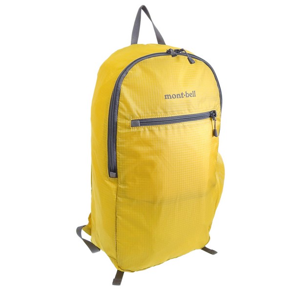 モンベル バッグ メンズ レディース リュック リュックサック バックパック 18L ナイロン イエロー Pocketable Light Pack  18 R18PLPMST mont bell A4対応