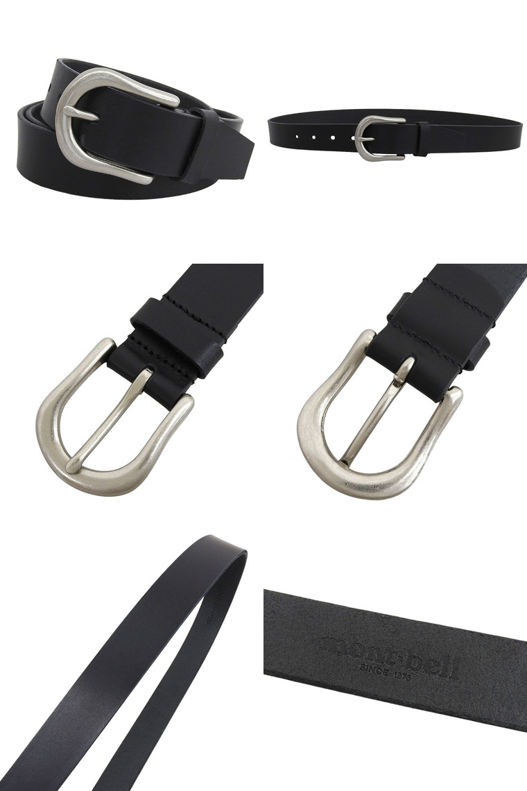 mont-bell（モンベル） ハードレザーベルト メンズ レザー 本革