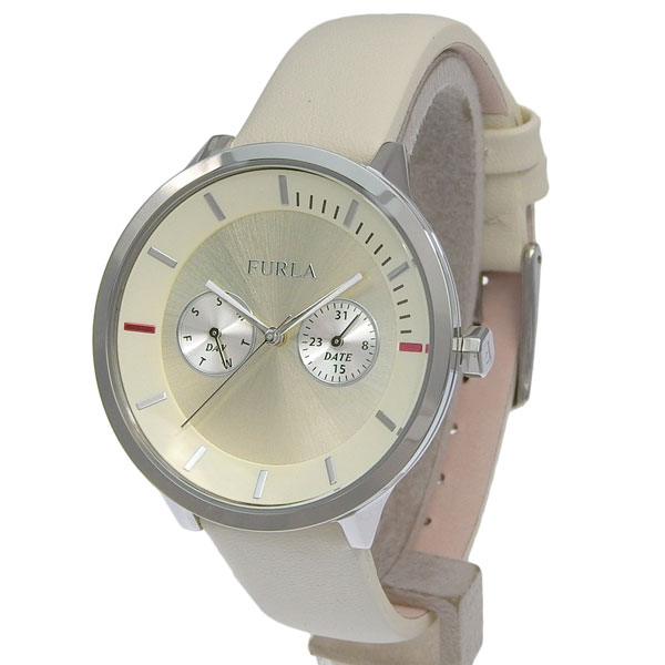 フルラ 腕時計 レディース SSレザー アイボリー メトロポリス METROPOLIS 38mm MULT IVORY DIAL R4251102547 FURLA