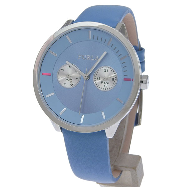 フルラ 腕時計 レディース SSレザー ライトブルー メトロポリス METROPOLIS 38mm R4251102548 FURLA