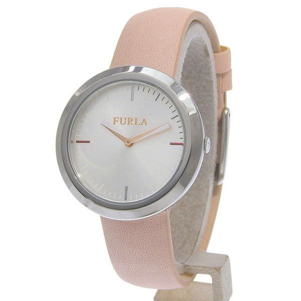 フルラ 腕時計 レディース SSレザー ピンク VALENTTNA 34mm 2H D.PINK DIAL R4251103505 FURLA