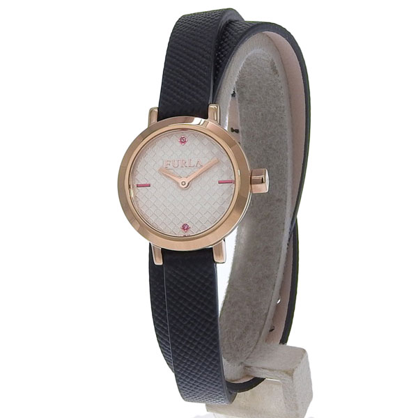 フルラ 腕時計 レディース SSレザー ブラック VITTORIA 21mm 2H W SILL DIAL R4251107501 FURLA