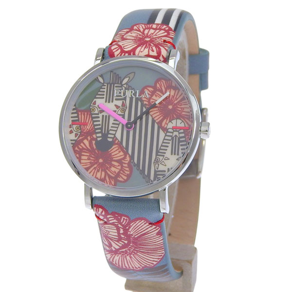 �t���� �r���v ���f�B�[�X SS���U�[ �O���[ GIADA 33mm 2H GREY PRINTED DIAL R4251108510 FURLA