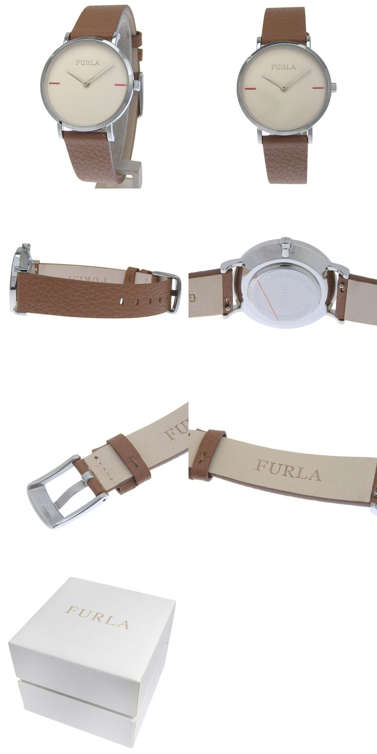 FURLA（フルラ） 腕時計 レディース SSレザー ブラウン GIADA 33mm 2H 