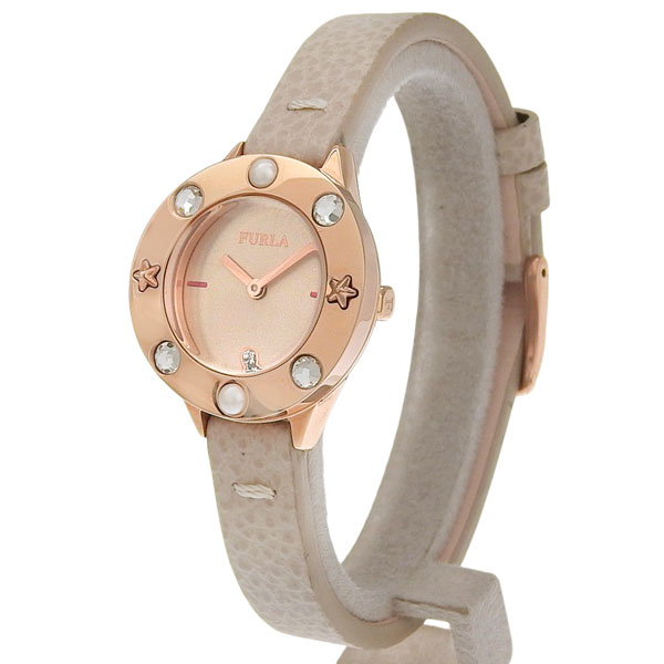 フルラ 腕時計 レディース GPレザー アイボリー CLUB 26mm 2H IVORY DIAL BEIGE R4251109530 FURLA