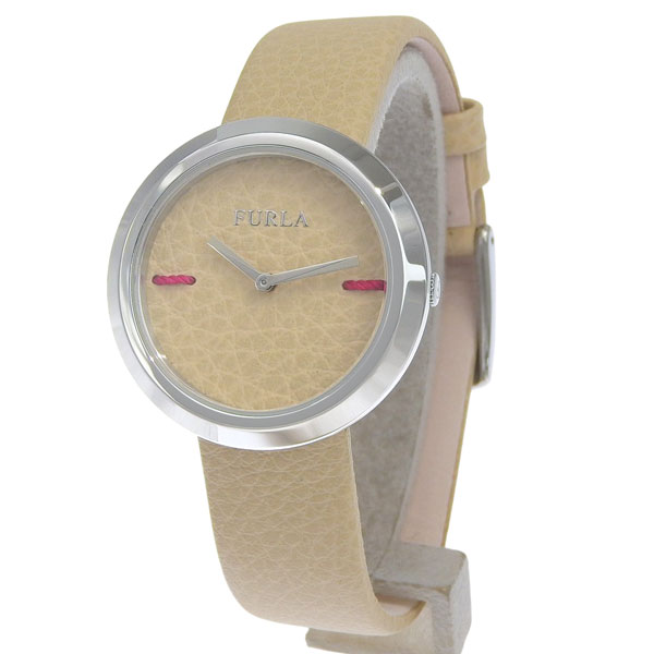 フルラ 腕時計 レディース SSレザー ベージュ MY PIPER 34mm 2H R4251110509 FURLA