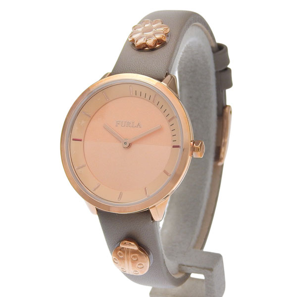 フルラ 腕時計 レディース GPレザー ローズゴールド PIN 31mm 2Ｈ DIAL IVORY ST R4251112506 FURLA