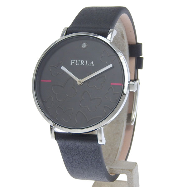 �t���� �r���v ���f�B�[�X SS���U�[ �u���b�N GIADA BUTTERFLY-36mm 2H BLACK DIAL R4251113511 FURLA