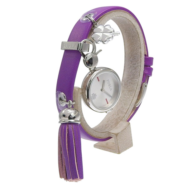 フルラ 腕時計 レディース SSレザー パープル STACY R4251115504 FURLA