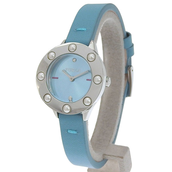 フルラ 腕時計 レディース SSレザー ブルー CLUB 26mm R4251116506 FURLA