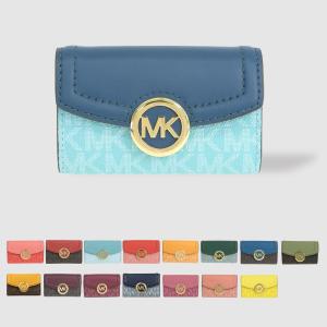 マイケルコース キーケース レディース アウトレット シグネチャー バイカラー 6連 MICHAEL KORS