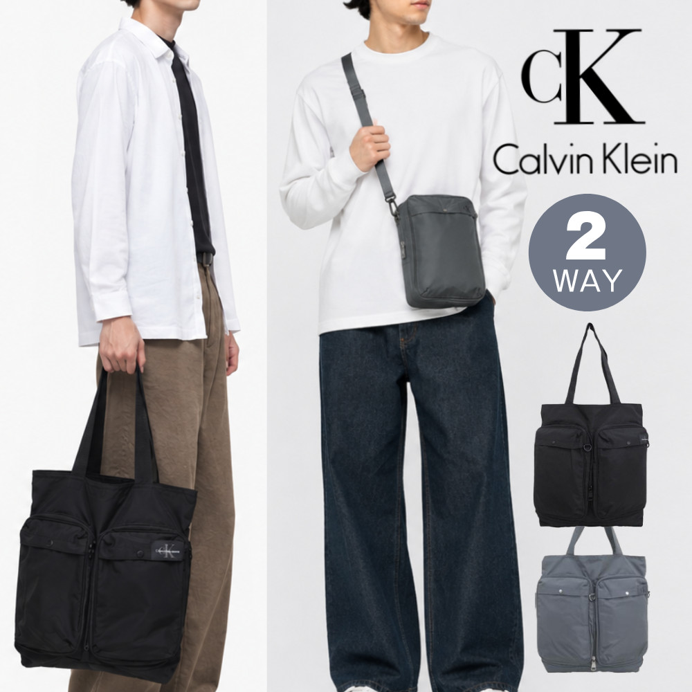 カルバンクライン バッグ メンズトートバッグ 2WAY 取り外し可能 ショルダーバッグ HH4109 UB1 CALVIN KLEIN A4対応 | Calvin Klein
