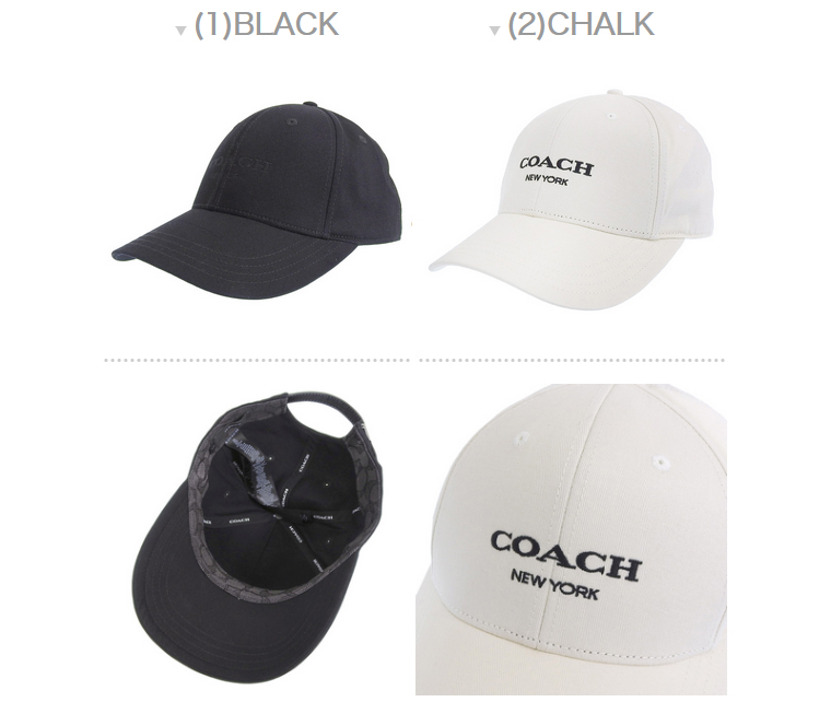 コーチ キャップ 帽子 メンズ レディース アウトレット ベースボール ハット エンブロイダリー M/L CH409 COACH