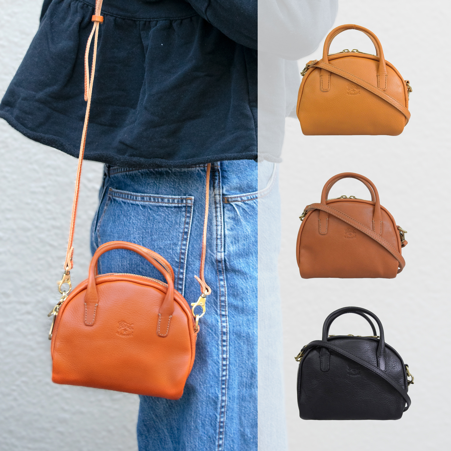 特価 イルビゾンテ バッグ レディース 2WAY ショルダーバッグ レザー BHA019PV0001 IL BISONTE | IL BISONTE