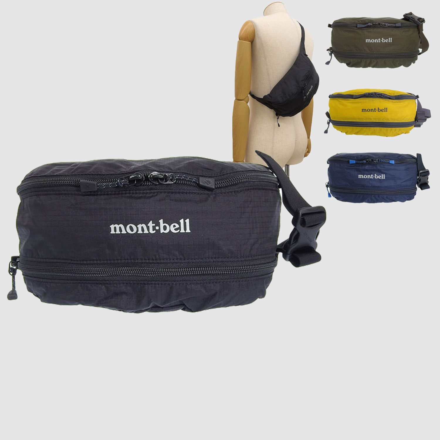mont-bell　バッグ モンベル mont-bell ボディーバッグ （ブラック） -ファッション