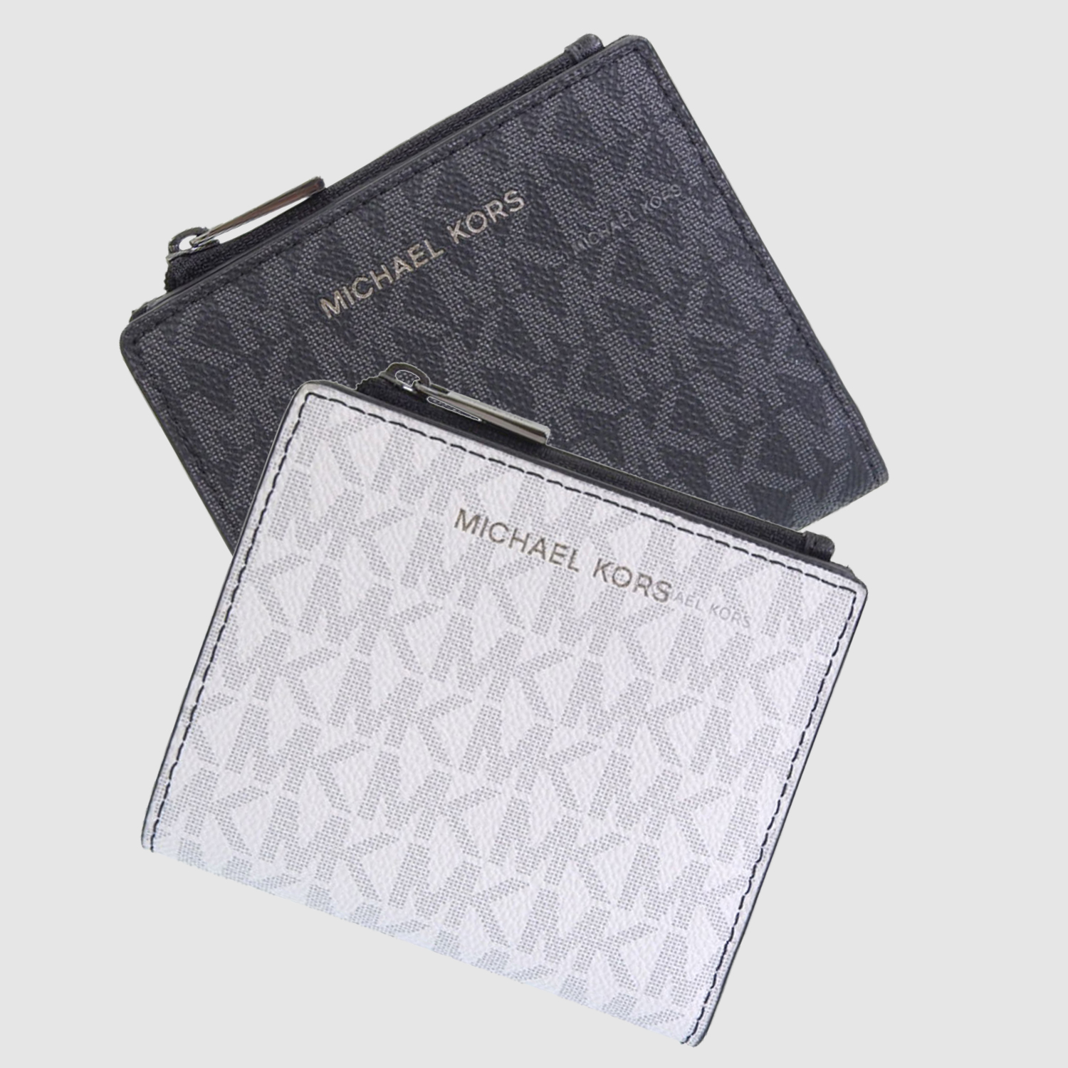 【MICHAEL KORS】国内発送 キャンバス 二つ折り財布 小銭入れ MICHAEL KORS マイケルコース 財布 メンズ 2つ折り 折財布