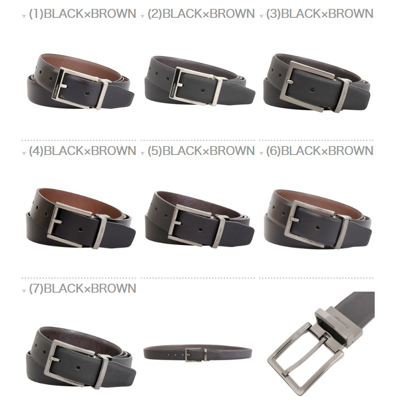 カルバンクライン ベルト メンズ リバーシブル ビジネス カジュアル 48 ブラック ブラウン 11CK01002 CALVIN KLEIN | Calvin Klein | 01