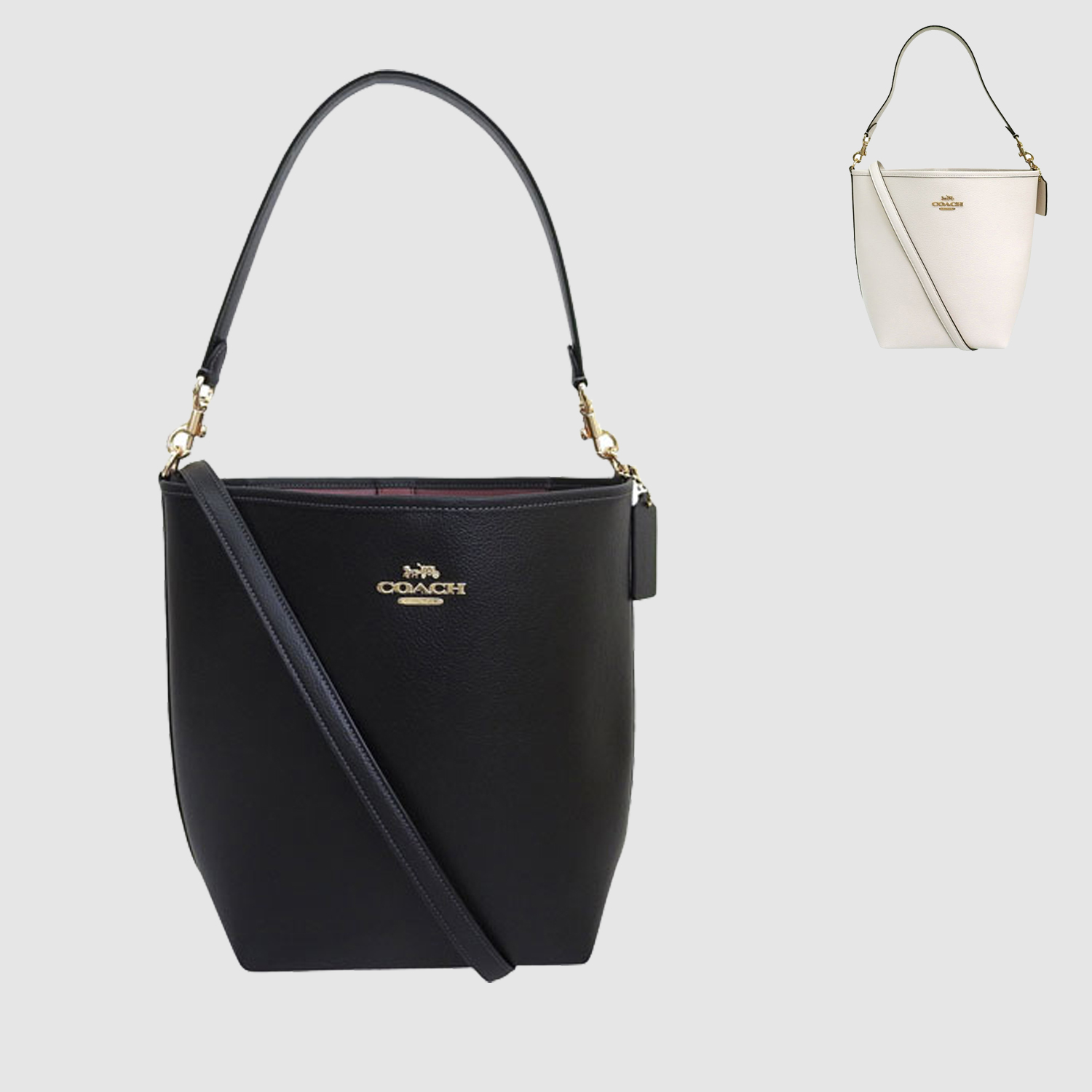 COACH コーチ 2wayレザーショルダーバッグ 人気! Coach(コーチ) レザー シンプル 2way ショルダーバッグ (Coach