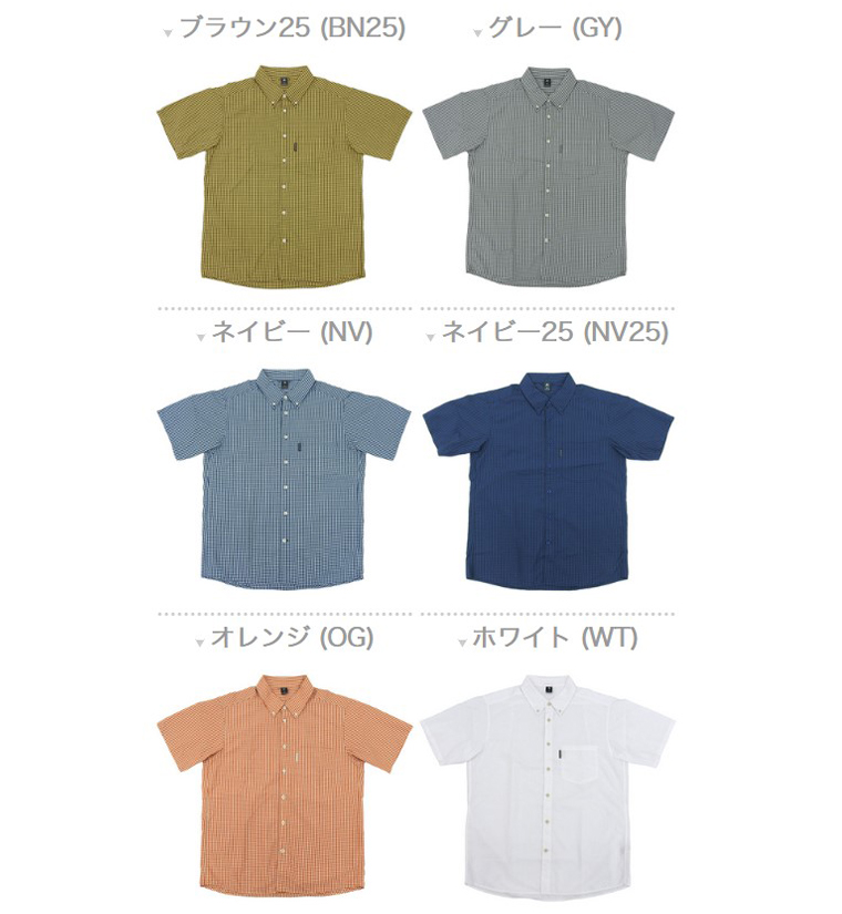 モンベル ボタンダウンシャツ メンズ 半袖 クールビズ WIC. ドライタッチ ショートスリーブシャツ 1114549 mont bell | mont-bell | 01