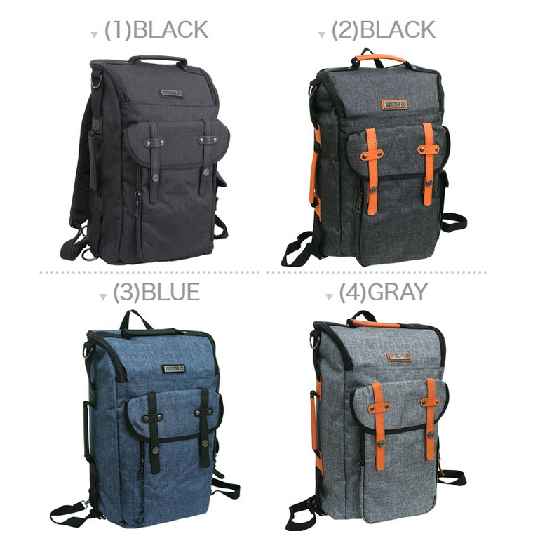 リンレ バッグ メンズ リュック バックパック ショルダーバッグ 2WAY 大容量 A4 ナイロン ビジネス アウトドア 6686M RINRE D.KELLY【LEON 掲載品】 | RINRE | 01