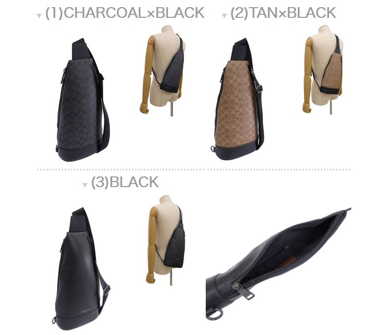 コーチ バッグ メンズ ショルダーバッグ ボディバッグ アウトレット ドミニク スリング パック DOMINIC SLING SIG CY801 COACH | COACH | 01