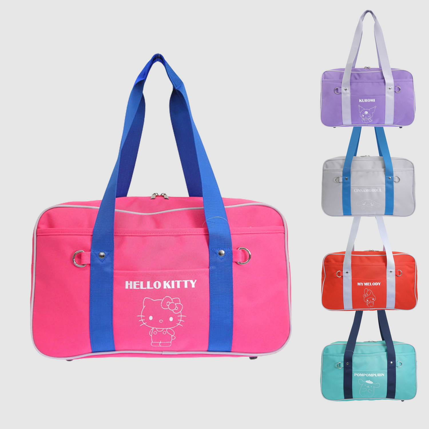 サンリオ バッグ レディース トートバッグ キティ クロミ マイメロディ シナモロール ポチャッコ キャラ かわいい 推し 推し活 カラーバッグ A4対応 SANRIO | sanrio