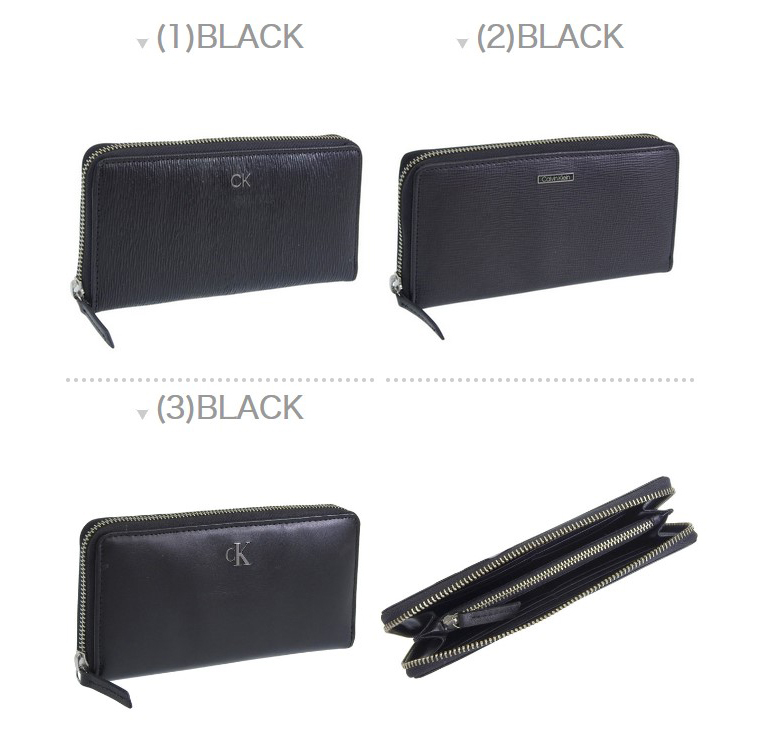 Calvin Klein（カルバン・クライン） 財布 メンズ 長財布 レザー