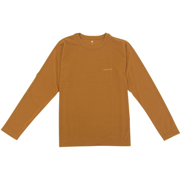 モンベル ロンT Tシャツ 長袖 WIC.ロングスリーブT レディース L ブラウン 1114689 mont-bell