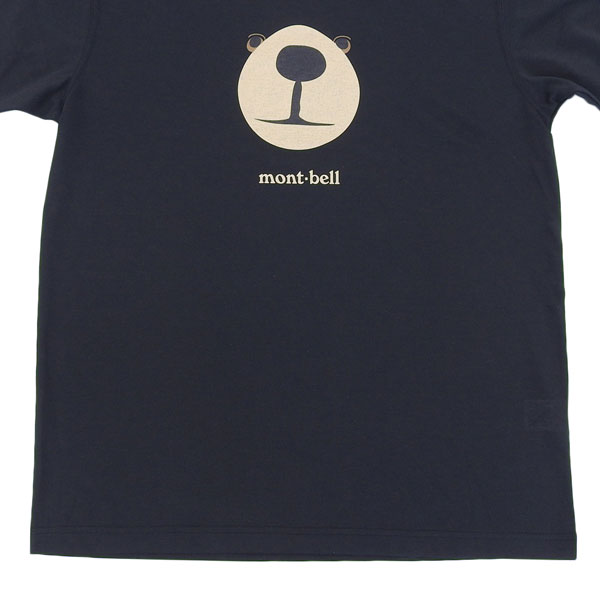 mont-bell（モンベル） Tシャツ メンズ レディース ブラック WIC.T