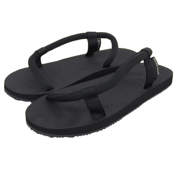 モンベル ソックオンサンダル メンズ レディース キャンプシューズ 22cm?31cm ブラック RS1129715BK mont bell