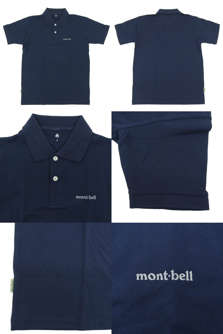 mont-bell モンベル ポロシャツ メンズ 半袖 S M L XL