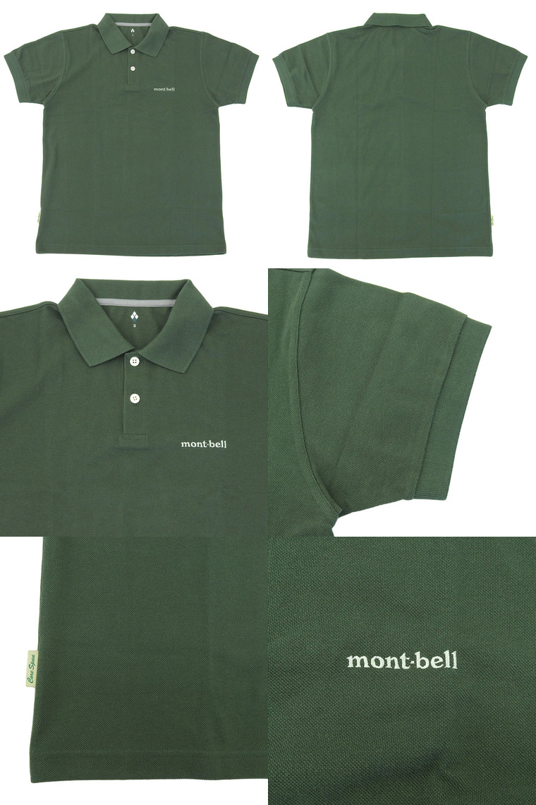 mont-bell モンベル コアスパン ポロシャツ メンズ S M L XL