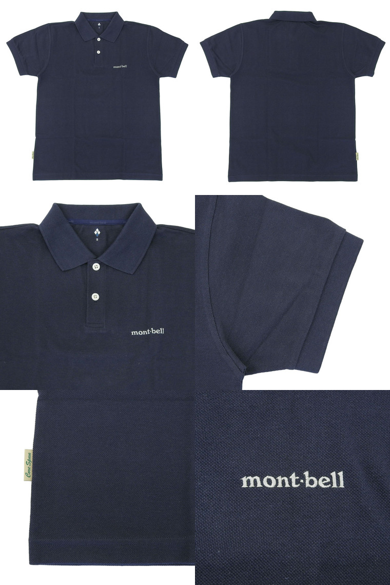 mont-bell（モンベル） コアスパン ポロシャツ メンズ S M L XL
