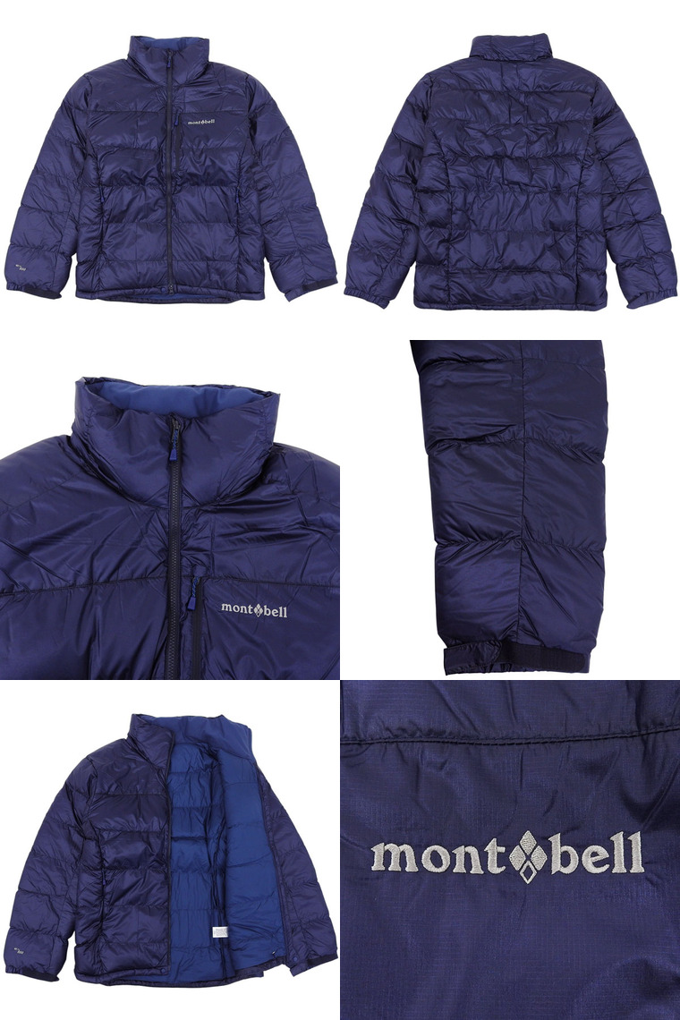 モンベル アルパインダウンジャケット ネイビー メンズM ゴープコア Y2K 00s montbell ダウン ライトアルパイン y2k archive オススメゴープ