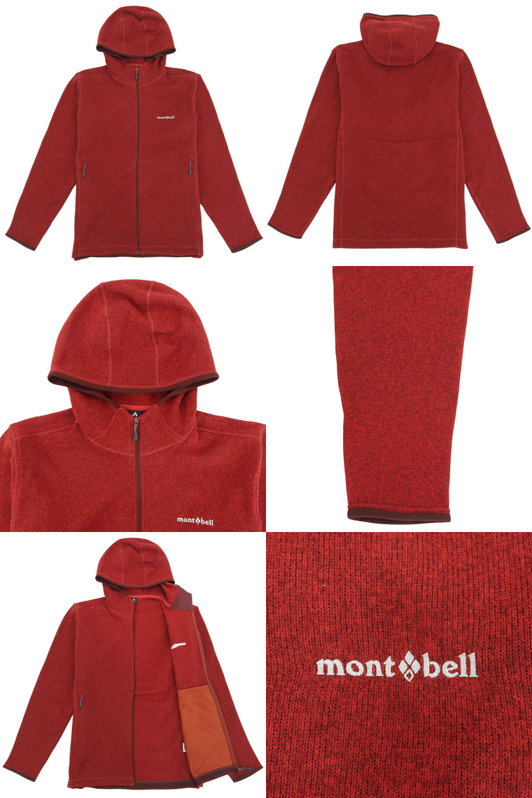 モンベル フリースジャケット パーカー メンズ アウター クリマプラス ニットパーカ 1106589 mont bell | mont-bell | 05