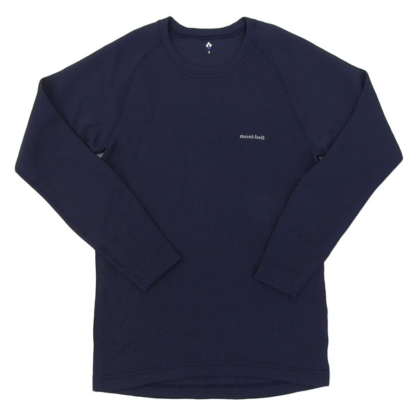 モンベル アンダーウェア インナー メンズ XLサイズ ネイビー ジオライン EXP.ラウンドネックシャツ Men's 1107712 mont-bell