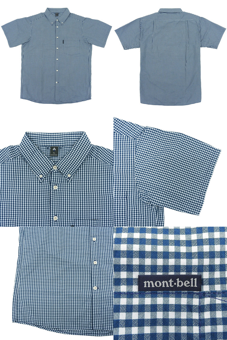 モンベル ボタンダウンシャツ メンズ 半袖 クールビズ WIC. ドライタッチ ショートスリーブシャツ 1114549 mont bell | mont-bell | 04
