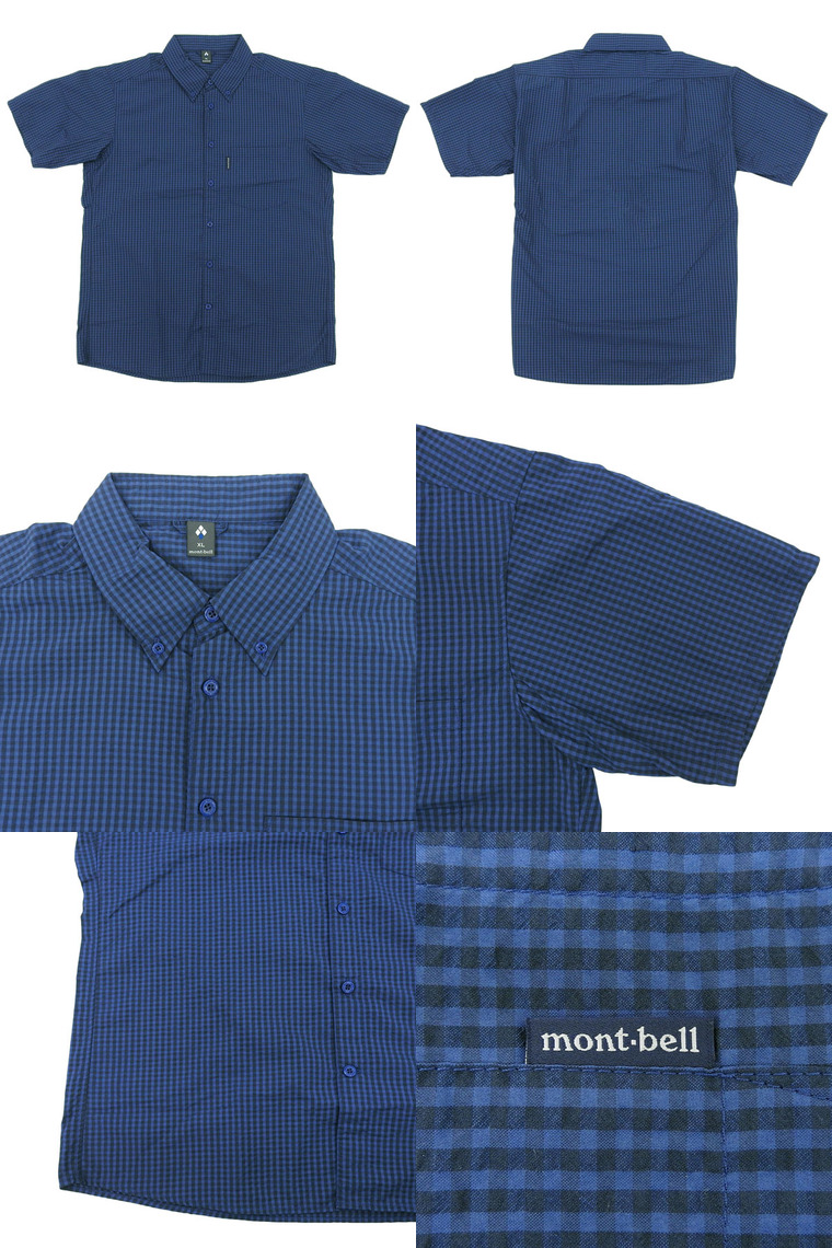 モンベル ボタンダウンシャツ メンズ 半袖 クールビズ WIC. ドライタッチ ショートスリーブシャツ 1114549 mont bell | mont-bell | 05