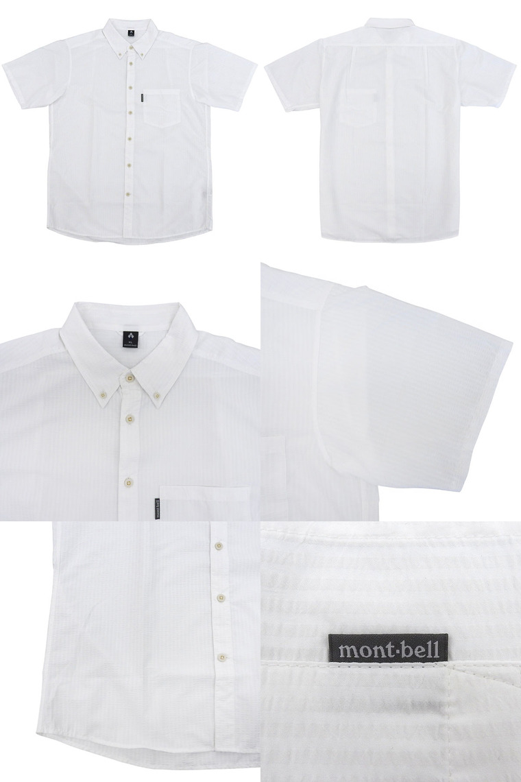 モンベル ボタンダウンシャツ メンズ 半袖 クールビズ WIC. ドライタッチ ショートスリーブシャツ 1114549 mont bell | mont-bell | 07