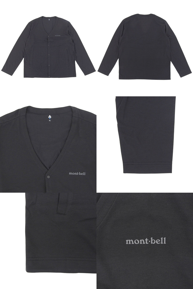 モンベル カーディガン メンズ S〜XL 薄手 ウイックロン UV対策 日焼け防止 吸水拡散性 通気性 消臭機能 1114683 mont bell | mont-bell | 02