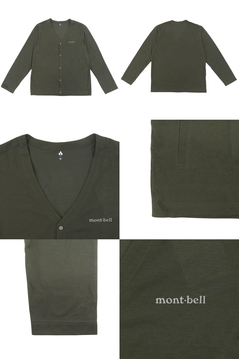 モンベル カーディガン メンズ S〜XL 薄手 ウイックロン UV対策 日焼け防止 吸水拡散性 通気性 消臭機能 1114683 mont bell | mont-bell | 03