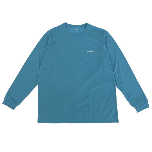モンベル Tシャツ ロンT メンズ 長袖 XS~XXL ブルーグリーン WIC.ロングスリーブT RXL1114688BGN mont bell