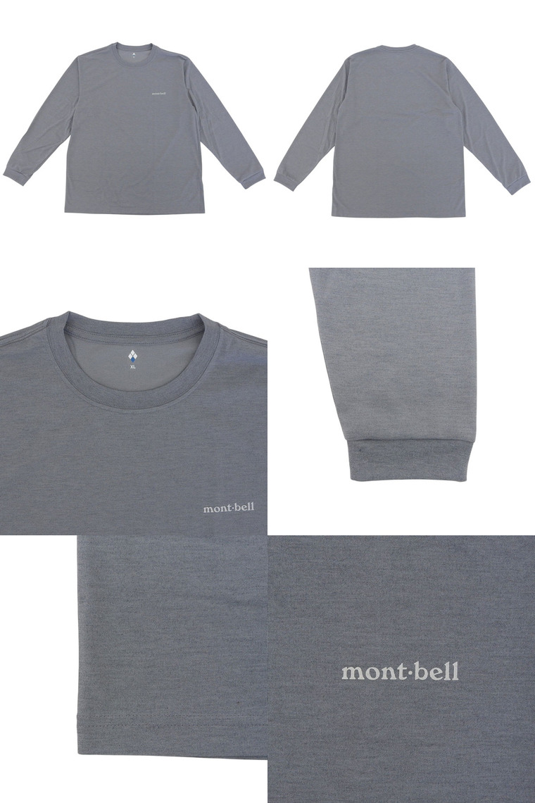mont-bell（モンベル） Tシャツ ロンT メンズ 長袖 XS〜XXL WIC.ロング